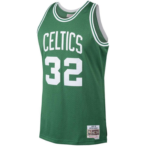 32 - Men's Mitchell & Ness Kevin McHale Kelly Green Boston Celtics 1986-87 Hardwood Classics Swingman Jersey - Green