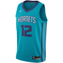 Load image into Gallery viewer, 12 - Men&#39;s Jordan Brand Dwight Howard Teal Charlotte Hornets Swingman Jersey - Icon Edition  - Aqua