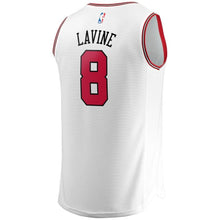 Load image into Gallery viewer, 8 - Men&#39;s Fanatics Branded Zach LaVine White Chicago Bulls Fast Break Replica Jersey – Association Edition - White