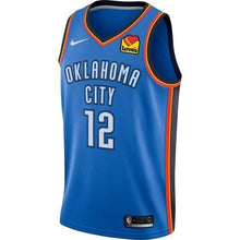 Load image into Gallery viewer, 12 - Oklahoma City Thunder Nike Youth Adams Icon Swingman Jersey - Blue