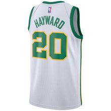 Load image into Gallery viewer, 20 - Men&#39;s Nike Gordon Hayward White Boston Celtics City Edition Swingman Jersey - White