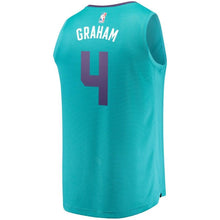 Load image into Gallery viewer, 4 - Men&#39;s Fanatics Branded Devonte Graham Teal Charlotte Hornets Fast Break Replica Jersey – Icon Edition - Aqua