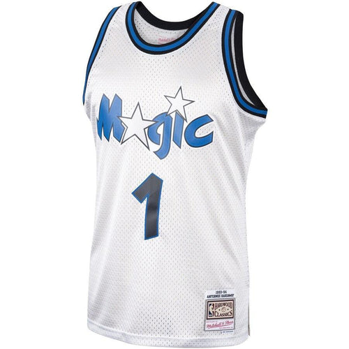 1 - Penny Hardaway Orlando Magic Mitchell & Ness Hardwood Classics Platinum Swingman Jersey - White