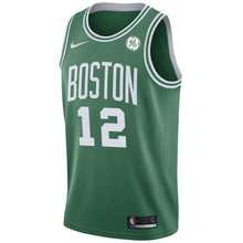 Load image into Gallery viewer, 12 - Men&#39;s Nike Terry Rozier Green Boston Celtics Swingman Sponsor Patch Jersey - Icon Edition - Green