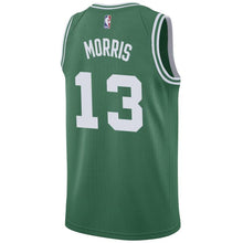Load image into Gallery viewer, 13  - Men&#39;s Nike Marcus Morris Green Boston Celtics Swingman Sponsor Patch Jersey - Icon Edition - Green