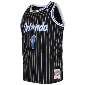 1 - Men's Mitchell & Ness Tracy McGrady Black Orlando Magic Big & Tall Hardwood Classics Swingman Jersey  - Black