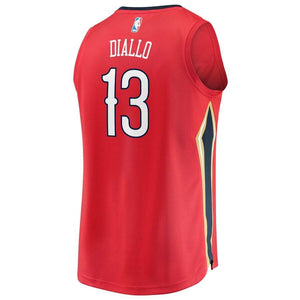 13 - Men's Fanatics Branded Cheick Diallo Red New Orleans Pelicans Fast Break Replica Player Jersey - Statement Edition - Red