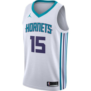 15 - Men's Jordan Brand Kemba Walker White Charlotte Hornets Swingman Jersey - Association Edition - White
