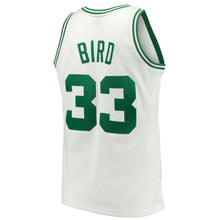 Load image into Gallery viewer, 33-Men&#39;s Mitchell &amp; Ness Larry Bird White Boston Celtics 1985-86 Hardwood Classics Swingman Jersey - White