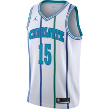 Load image into Gallery viewer, 15 - Men&#39;s Jordan Brand Kemba Walker White Charlotte Hornets Hardwood Classics Swingman Jersey  - White