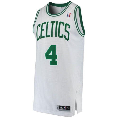 4 - Men's adidas Isaiah Thomas White Boston Celtics Home Finished Authentic Jersey - White
