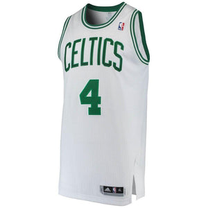 4 - Men's adidas Isaiah Thomas White Boston Celtics Home Finished Authentic Jersey - White