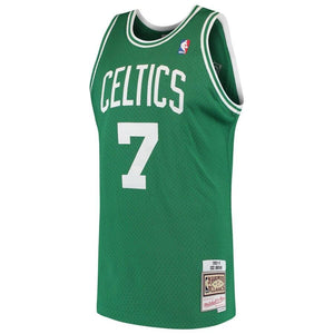 7 - Men's Mitchell & Ness Dee Brown Kelly Green Boston Celtics 1985-86 Hardwood Classics Swingman Jersey - Green