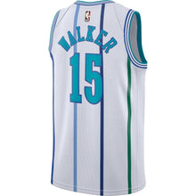 Load image into Gallery viewer, 15 - Men&#39;s Jordan Brand Kemba Walker White Charlotte Hornets Hardwood Classics Swingman Jersey  - White