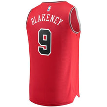 Load image into Gallery viewer, 9 - Men&#39;s Fanatics Branded Antonio Blakeney Red Chicago Bulls Fast Break Road Replica Player Jersey - Icon Edition - Red