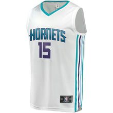 Load image into Gallery viewer, 15 - Men&#39;s Fanatics Branded Kemba Walker White Charlotte Hornets Fast Break Replica Jersey - Association Edition  - White