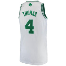 Load image into Gallery viewer, 4 - Men&#39;s adidas Isaiah Thomas White Boston Celtics Home Finished Authentic Jersey - White