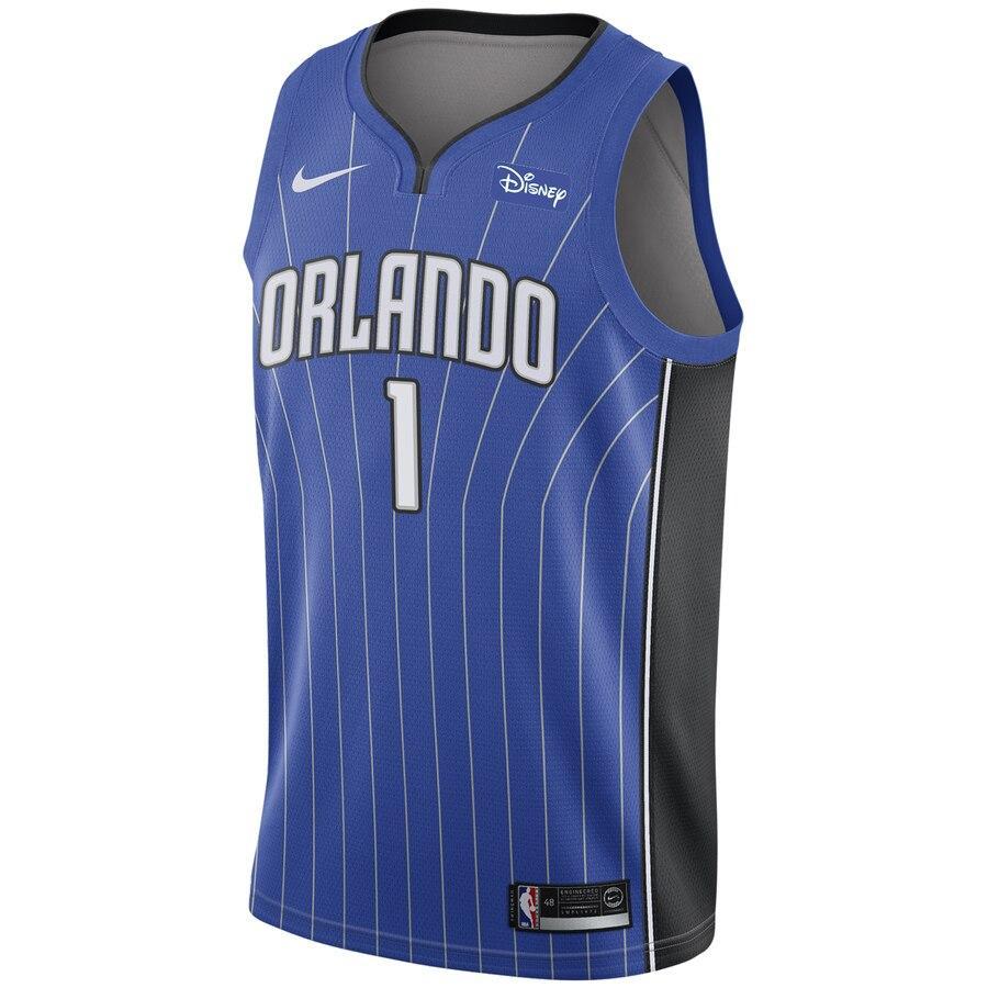 1 - Men's Fanatics Branded Jerian Grant Blue Orlando Magic Fast Break Replica Jersey – Icon Edition - Blue