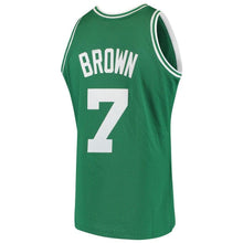 Load image into Gallery viewer, 7 - Men&#39;s Mitchell &amp; Ness Dee Brown Kelly Green Boston Celtics 1985-86 Hardwood Classics Swingman Jersey - Green