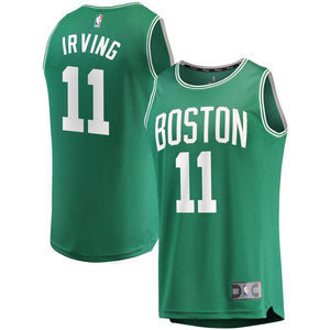 11 - Men's Fanatics Branded Kyrie Irving Kelly Green Boston Celtics Fast Break Replica Player Jersey - Icon Edition - Green