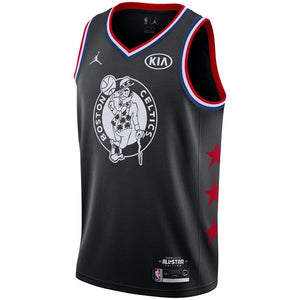 11 - Men's Jordan Brand Kyrie Irving Black Boston Celtics 2019 NBA All-Star Game Finished Swingman Jersey - Black