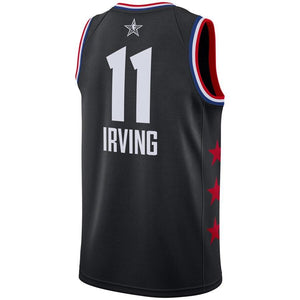 11 - Men's Jordan Brand Kyrie Irving Black Boston Celtics 2019 NBA All-Star Game Finished Swingman Jersey - Black