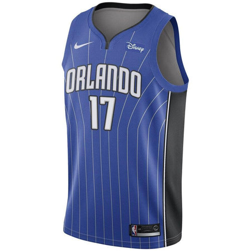 17 - Men's Nike Jonathan Simmons Royal Orlando Magic Swingman Sponsor Patch Jersey - Icon Edition - Blue