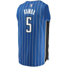 Load image into Gallery viewer, 5 - Men&#39;s Fanatics Branded Mohamed Bamba Blue Orlando Magic Fast Break Replica Jersey – Icon Edition - Blue