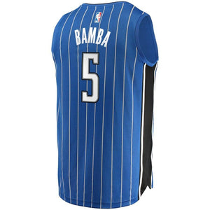 5 - Men's Fanatics Branded Mohamed Bamba Blue Orlando Magic Fast Break Replica Jersey – Icon Edition - Blue