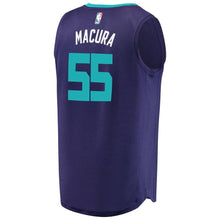 Load image into Gallery viewer, 55 - Men&#39;s Fanatics Branded J.P. Macura Purple Charlotte Hornets Fast Break Replica Player Jersey - Statement Edition - Purple
