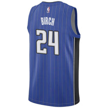 Load image into Gallery viewer, 24 - Men&#39;s Nike Khem Birch Royal Orlando Magic Swingman Sponsor Patch Jersey - Icon Edition - Blue