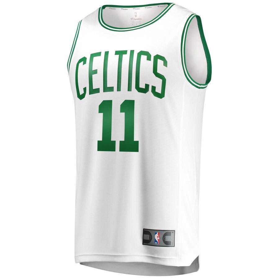 11 - Men's Fanatics Branded Kyrie Irving White Boston Celtics Fast Break Replica Player Jersey - Association Edition - White