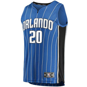 20 - Men's Fanatics Branded Markelle Fultz Blue Orlando Magic Fast Break Replica Jersey – Icon Edition - Blue