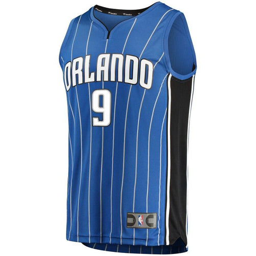 9 - Men's Fanatics Branded Nikola Vucevic Blue Orlando Magic Fast Break Replica Player Jersey - Icon Edition - Blue