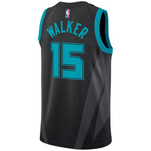 Load image into Gallery viewer, 15- Men&#39;s Jordan Brand Kemba Walker Black Charlotte Hornets City Edition Swingman Jersey - Black