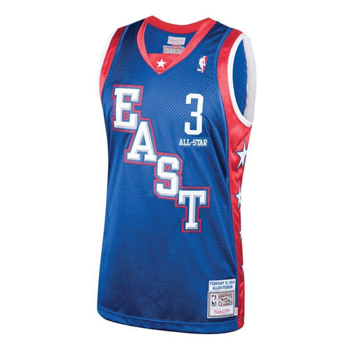 3 - Men's Mitchell & Ness Allen Iverson Blue Eastern Conference 2004 All-Star Hardwood Classics Authentic Jersey - Royal