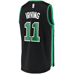 11- Men's Fanatics Branded Kyrie Irving Black Boston Celtics Fast Break Replica Jersey - Statement Edition - Black