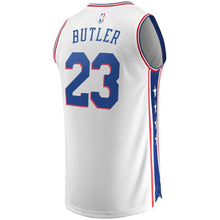 Load image into Gallery viewer, 23 - Men&#39;s Fanatics Branded Jimmy Butler White Philadelphia 76ers Fast Break Replica Jersey - Association Edition - White