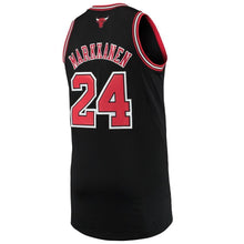 Load image into Gallery viewer, 24 - Men&#39;s adidas Lauri Markkanen Black Chicago Bulls Finished Authentic Jersey - Black