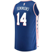 Load image into Gallery viewer, 14 - Men&#39;s Fanatics Branded Jonathon Simmons Royal Philadelphia 76ers Fast Break Replica Jersey – Icon Edition - Royal