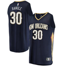 Load image into Gallery viewer, 30 - Men&#39;s Fanatics Branded Julius Randle Navy New Orleans Pelicans Fast Break Replica Jersey – Icon Edition - Navy