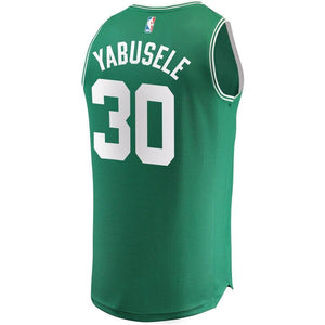 30 - Men's Fanatics Branded Guerschon Yabusele Green Boston Celtics Fast Break Replica Player Jersey - Green
