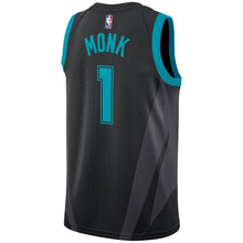 Load image into Gallery viewer, 1 - Men&#39;s Jordan Brand Malik Monk Black Charlotte Hornets City Edition Swingman Jersey - Black