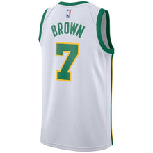 Load image into Gallery viewer, 7 - Men&#39;s Nike Jaylen Brown White Boston Celtics City Edition Swingman Jersey - White
