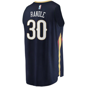 30 - Men's Fanatics Branded Julius Randle Navy New Orleans Pelicans Fast Break Replica Jersey – Icon Edition - Navy