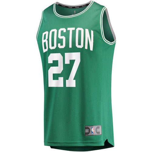 27 - Men's Fanatics Branded Daniel Theis Green Boston Celtics Fast Break Replica Player Jersey - Green