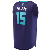 Load image into Gallery viewer, 15 - Men&#39;s Fanatics Branded Kemba Walker Purple Charlotte Hornets Fast Break Replica Jersey - Statement Edition - Purple