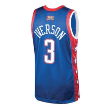 Load image into Gallery viewer, 3 - Men&#39;s Mitchell &amp; Ness Allen Iverson Blue Eastern Conference 2004 All-Star Hardwood Classics Authentic Jersey - Royal