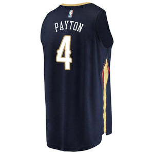 4 - Men's Fanatics Branded Elfrid Payton Navy New Orleans Pelicans Fast Break Replica Jersey – Icon Edition - Navy