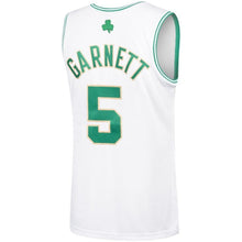Load image into Gallery viewer, 5 - Men&#39;s Mitchell &amp; Ness Kevin Garnett White Boston Celtics 2008-09 Hardwood Classics Authentic Jersey - White